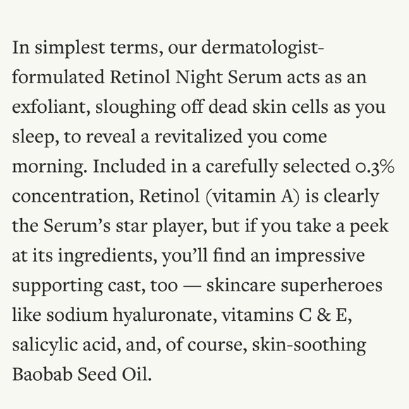 Trader Joe’s Skincare Trader Joes Retinol Night Serum Poshmark